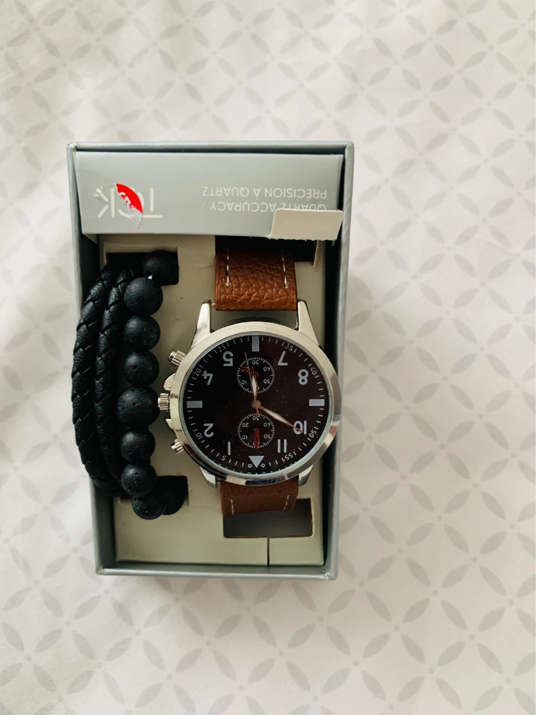 TK Men's Watch and Bracelet Set
