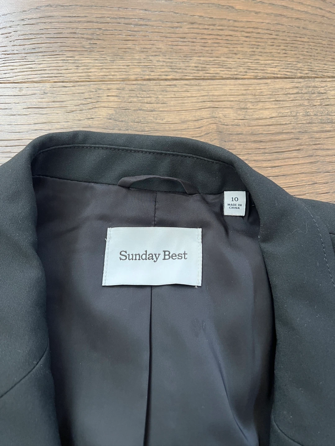 Sunday Best Black Blazer Size 10 - photo 2