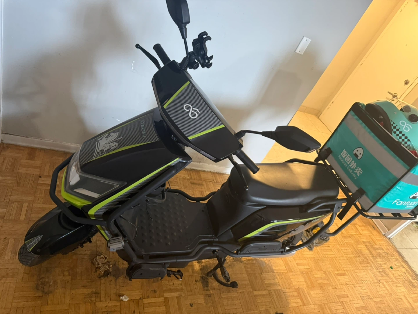 Black & Green Electric Scooter - photo 5