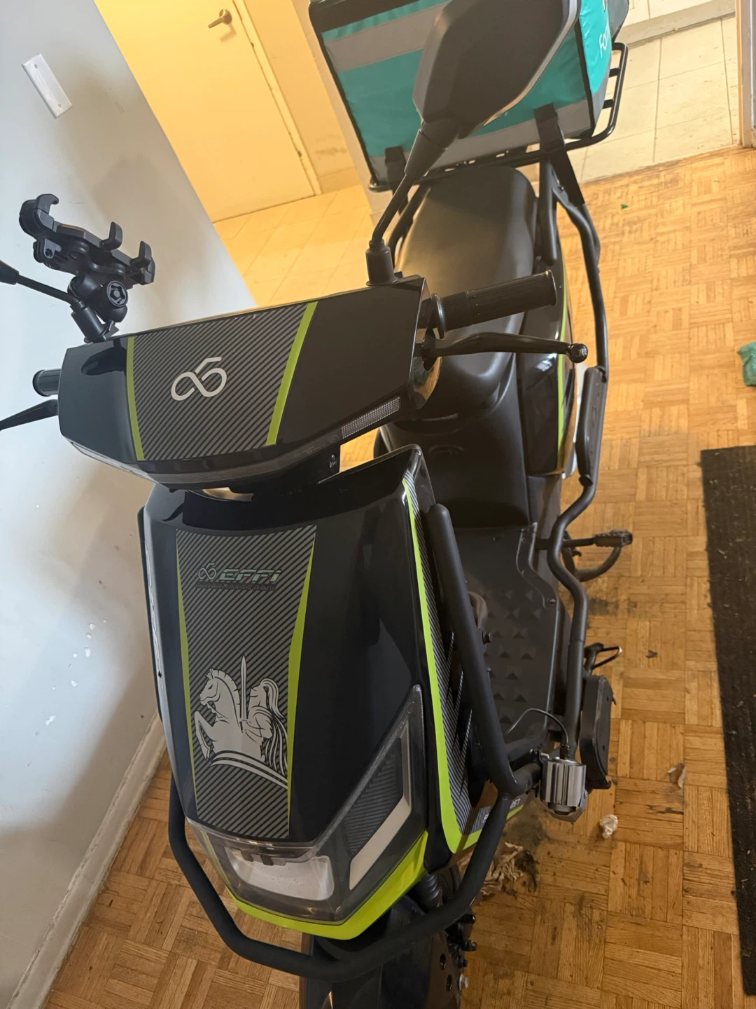 Black & Green Electric Scooter - photo 3
