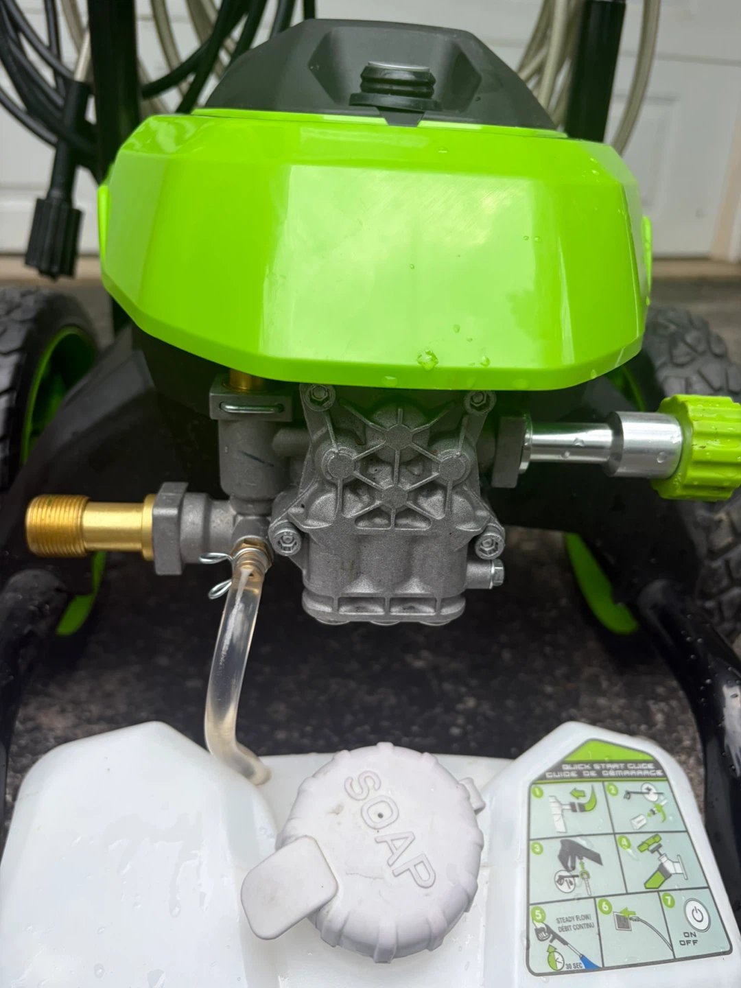 GREENWORKS 2100 PSI PRESSURE WASHER - photo 3