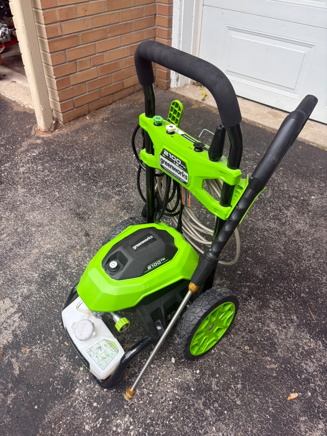 GREENWORKS 2100 PSI PRESSURE WASHER - photo 5