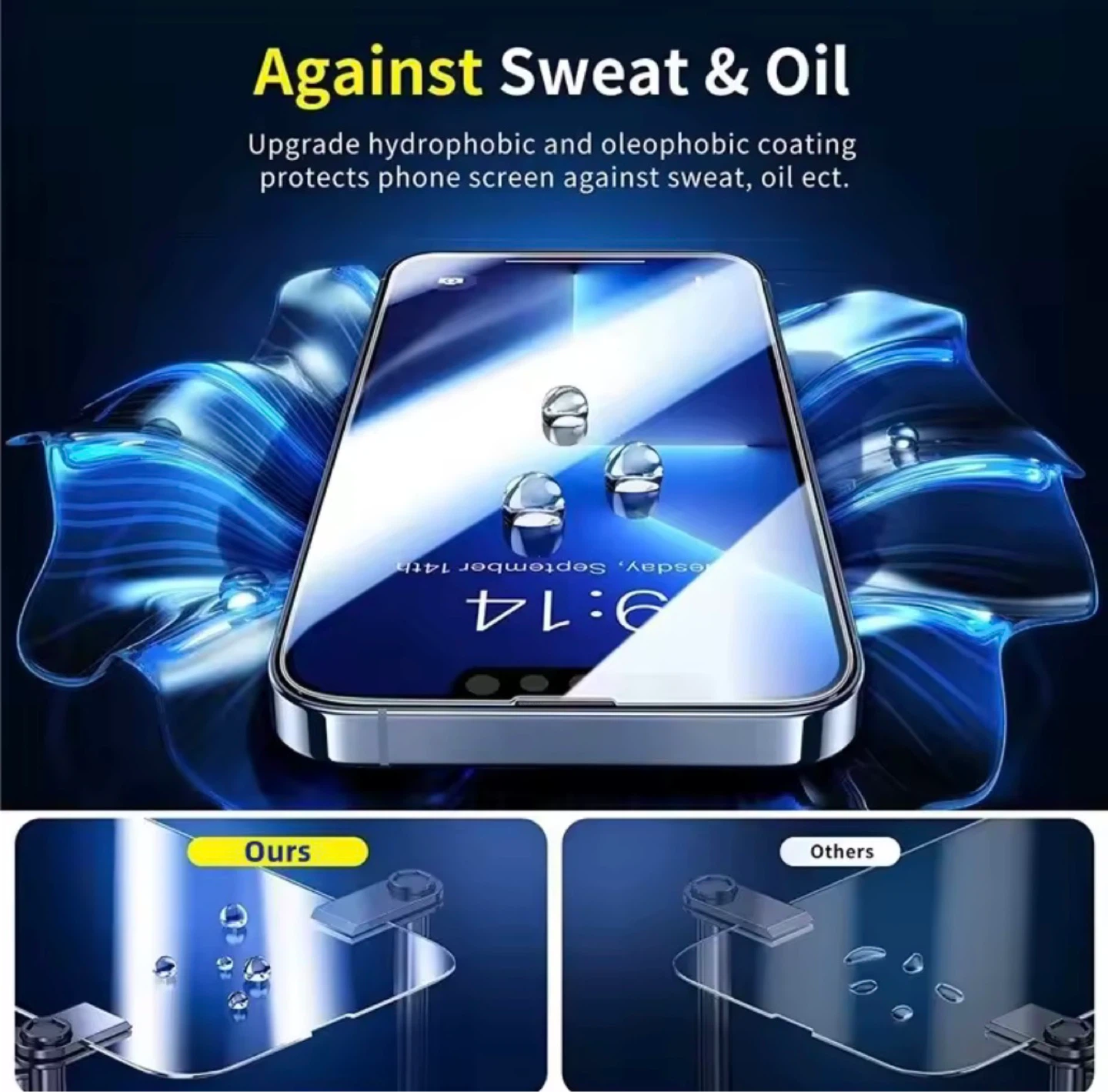 iPhone 13 Screen Protector (2 Pcs)- 100D HD Shatterproof - photo 3