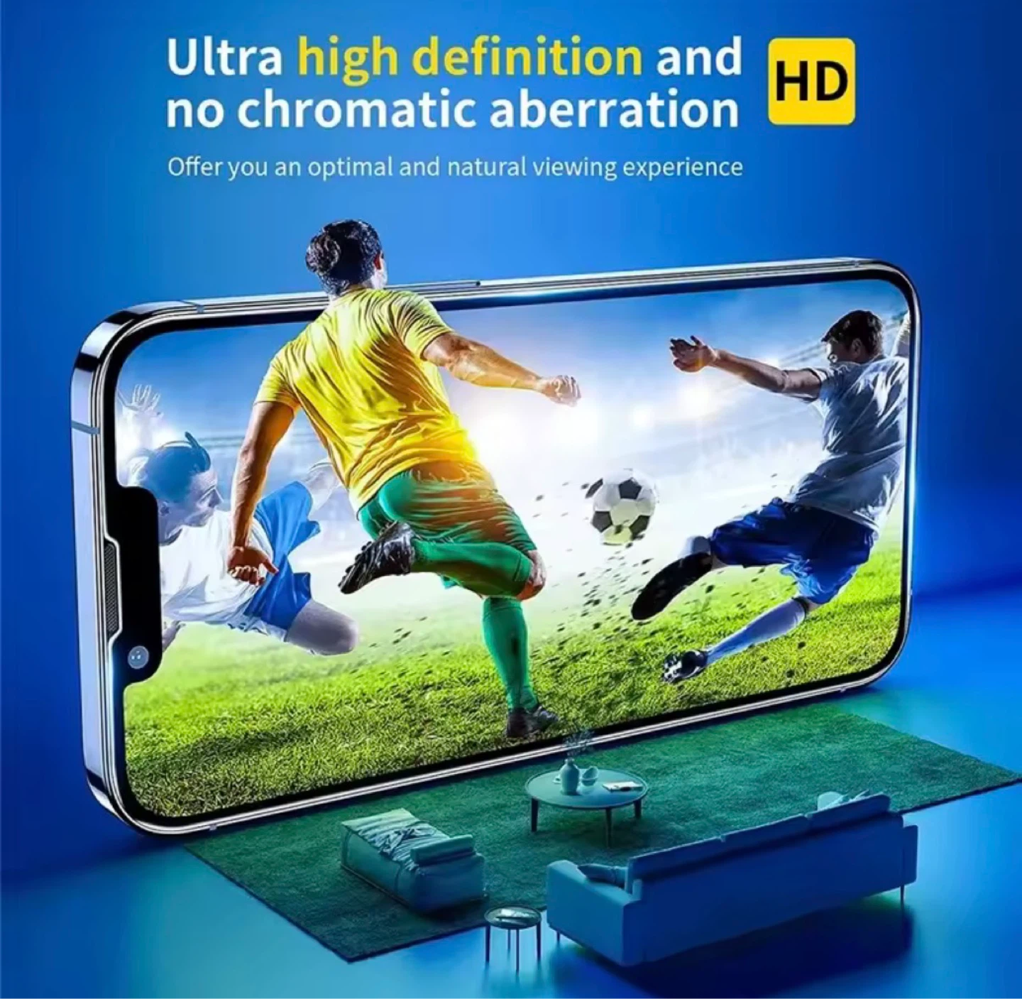 iPhone 13 Screen Protector (2 Pcs)- 100D HD Shatterproof - photo 2