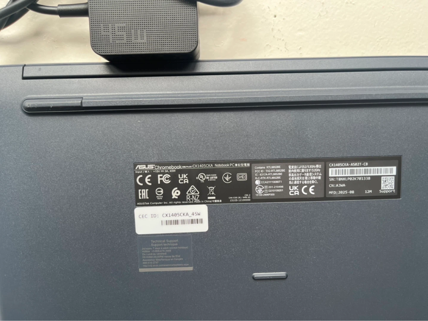 ASUS Chromebook CX1405CBA Laptop - photo 5