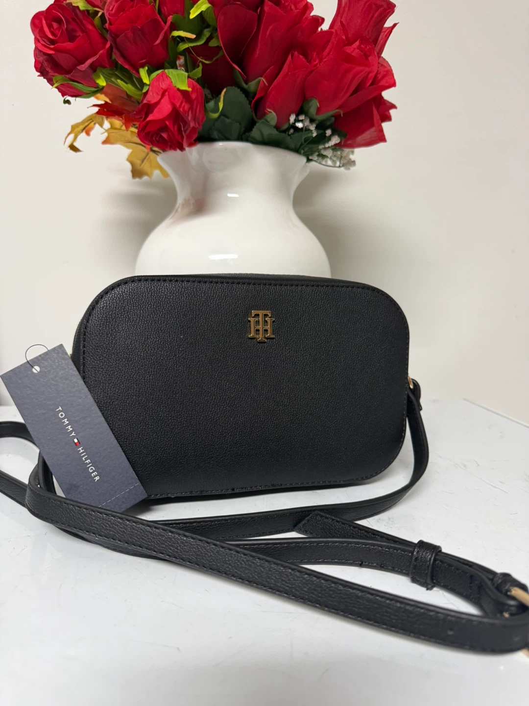 Tommy Hilfiger Black Camera Bag