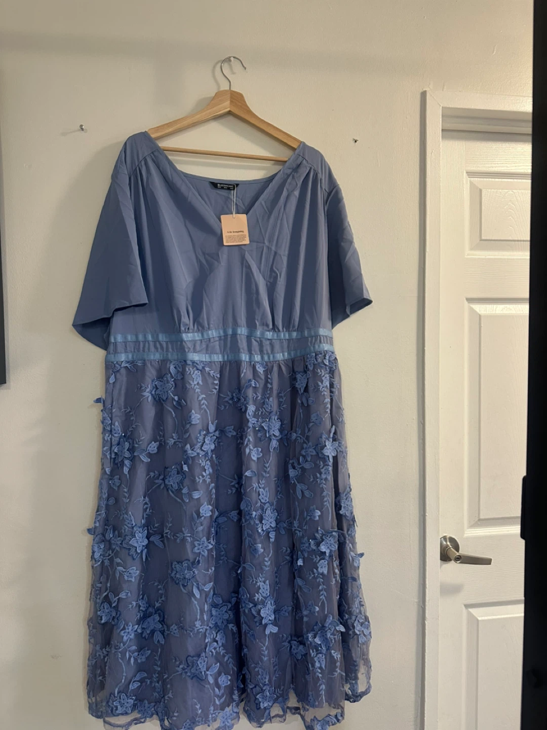 Bloomchic Blue Floral Dress