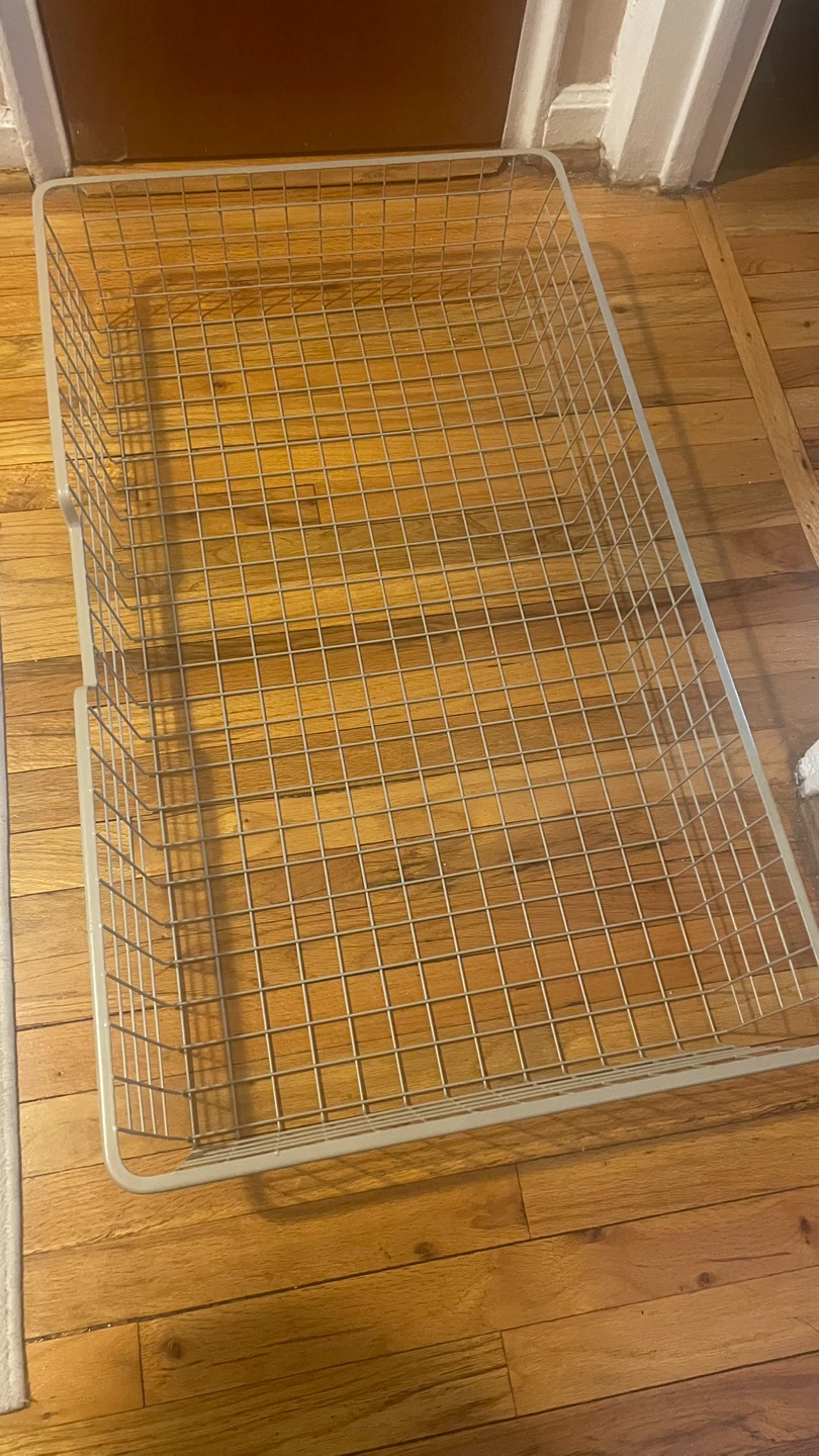 Set of THREE (3) IKEA Wire Storage Basket