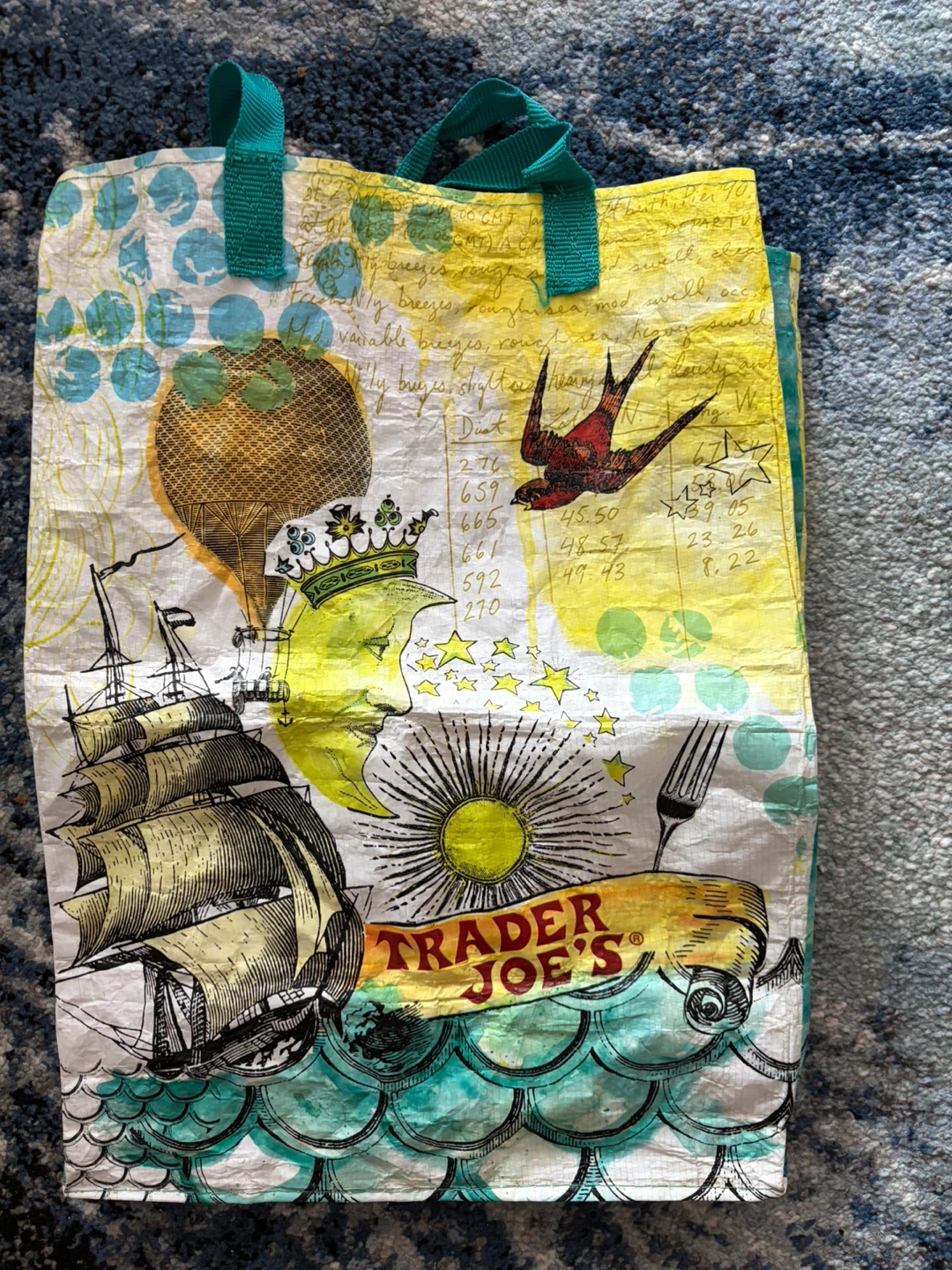 Trader Joe’s used reusable shopping bag