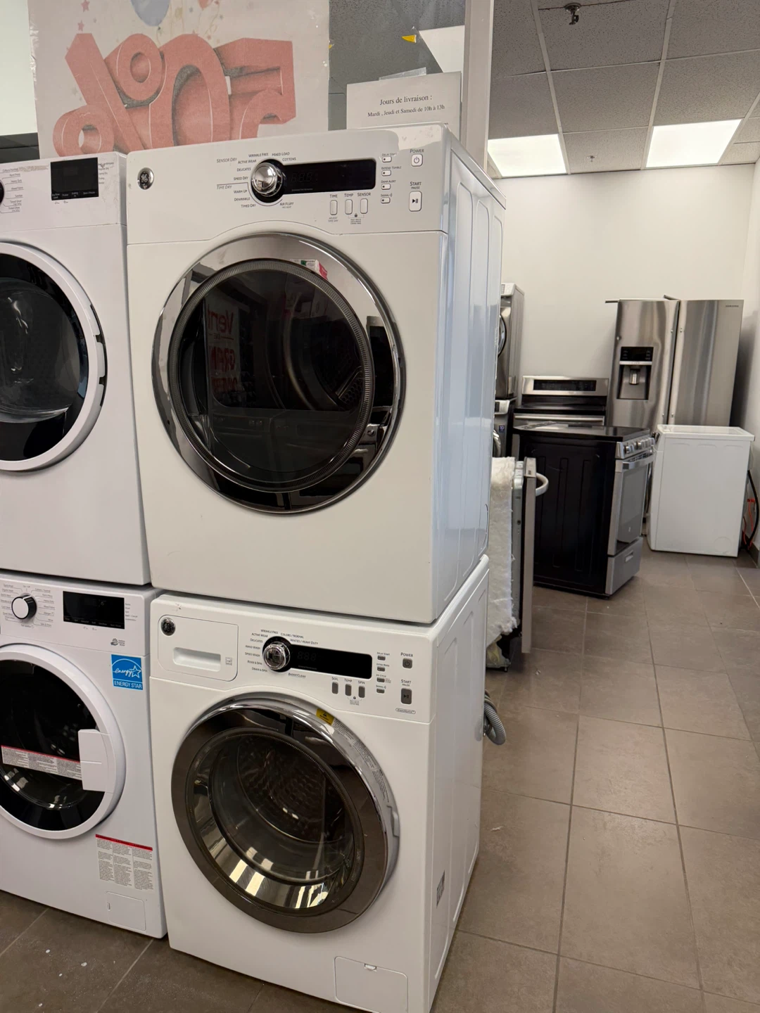 Mini GE Front Load Electric Washer & Dryer