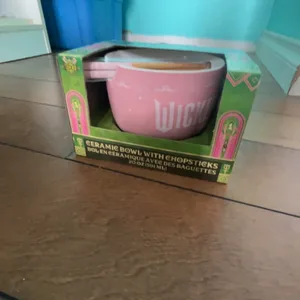Wicked Ceramic Bowl with Chopsticks