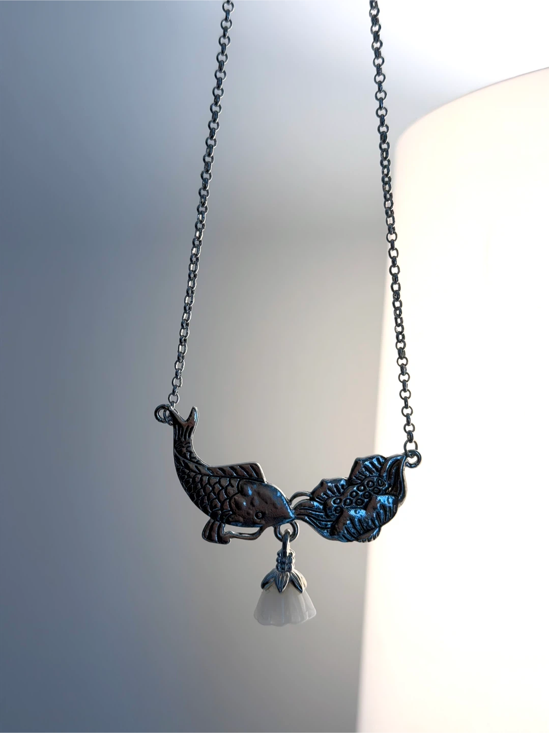 Fish and Seashell Pendant Necklace - photo 3