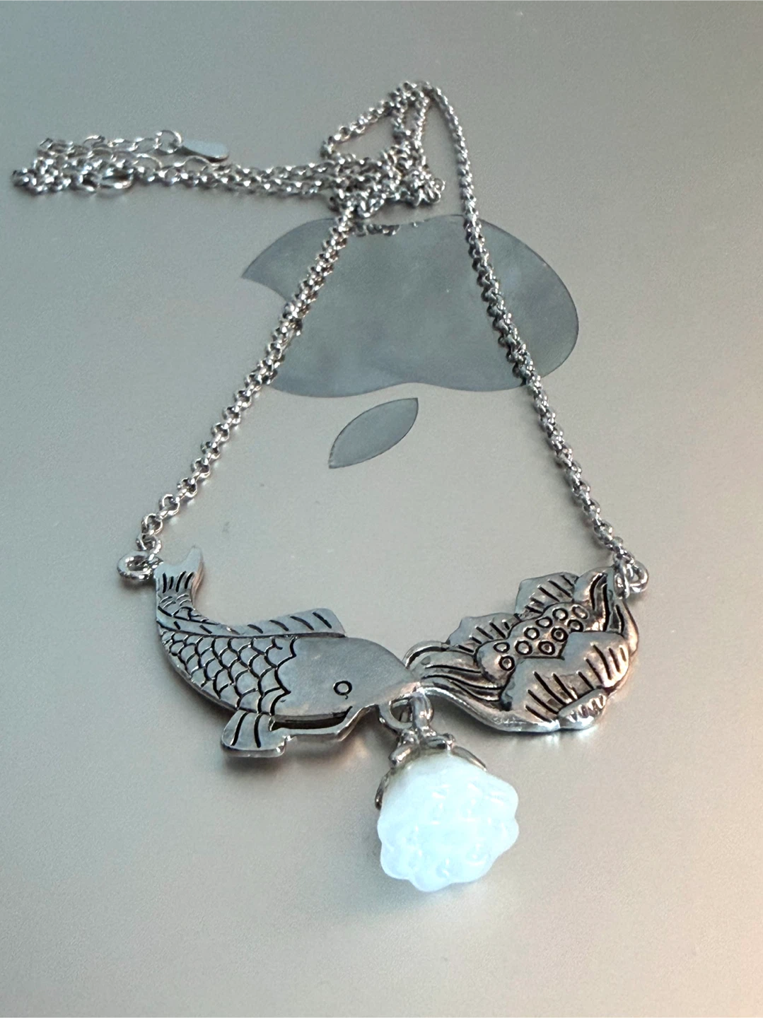 Fish and Seashell Pendant Necklace
