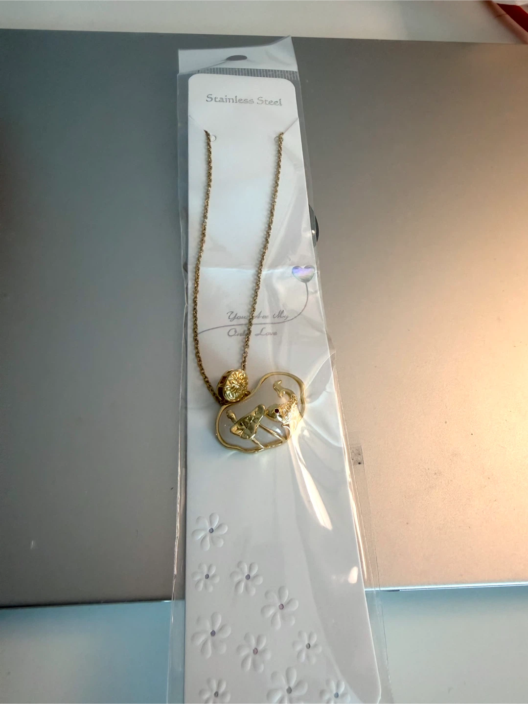 Gold-tone Pendant Necklace - photo 2