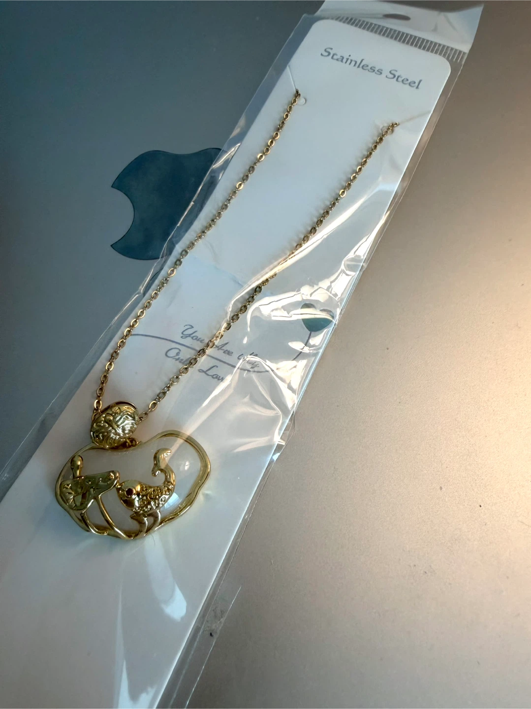 Gold-tone Pendant Necklace - photo 3
