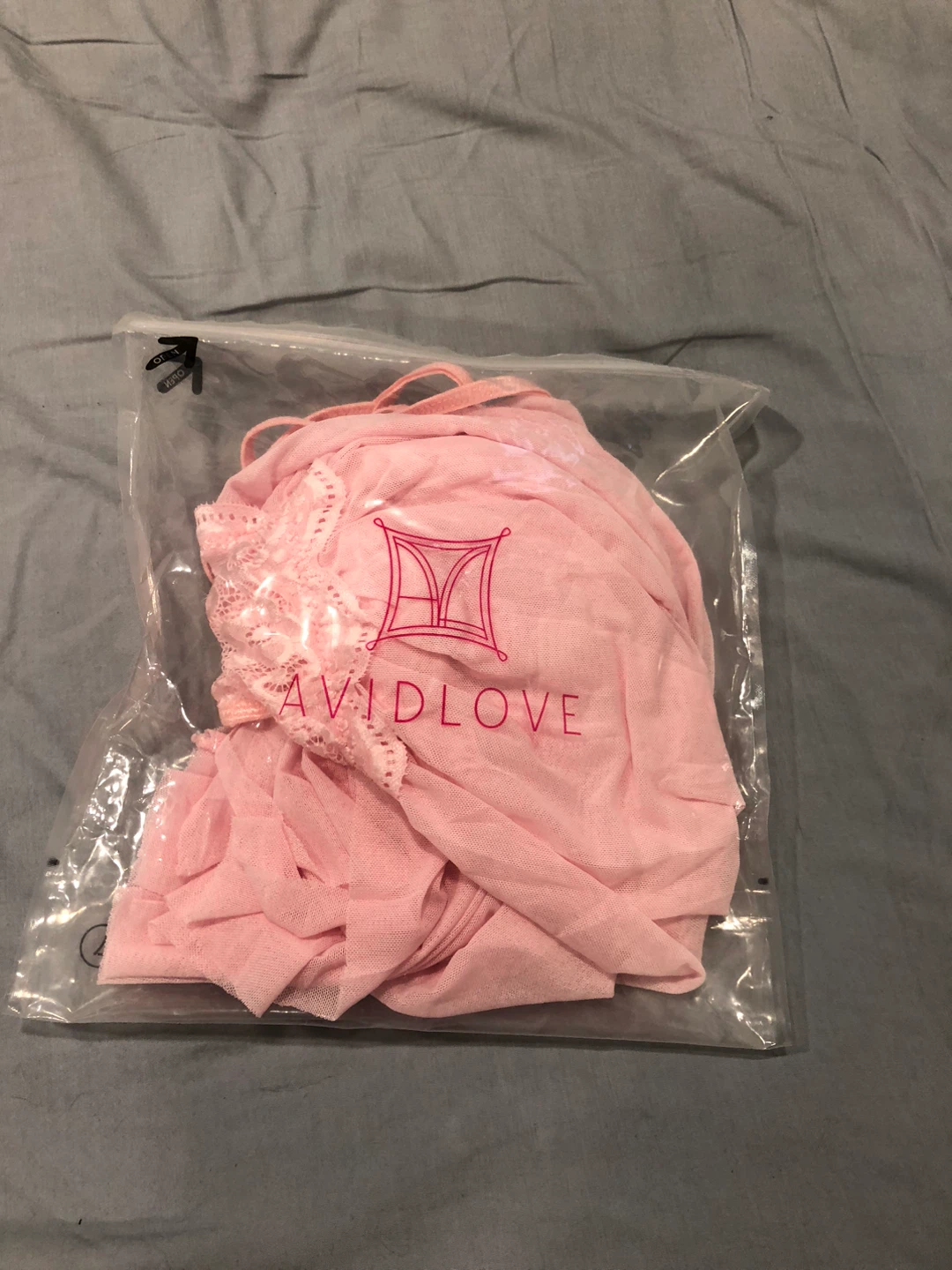 AVIDLOVE Pink Lace Babydoll Lingerie - photo 3