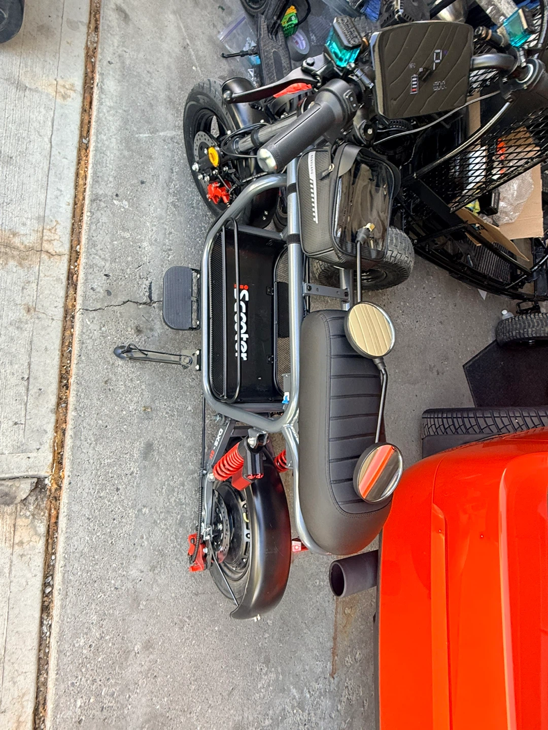 Electric Scooter with Basket - photo 5