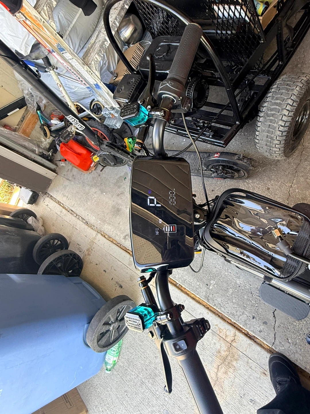Electric Scooter with Basket - photo 4