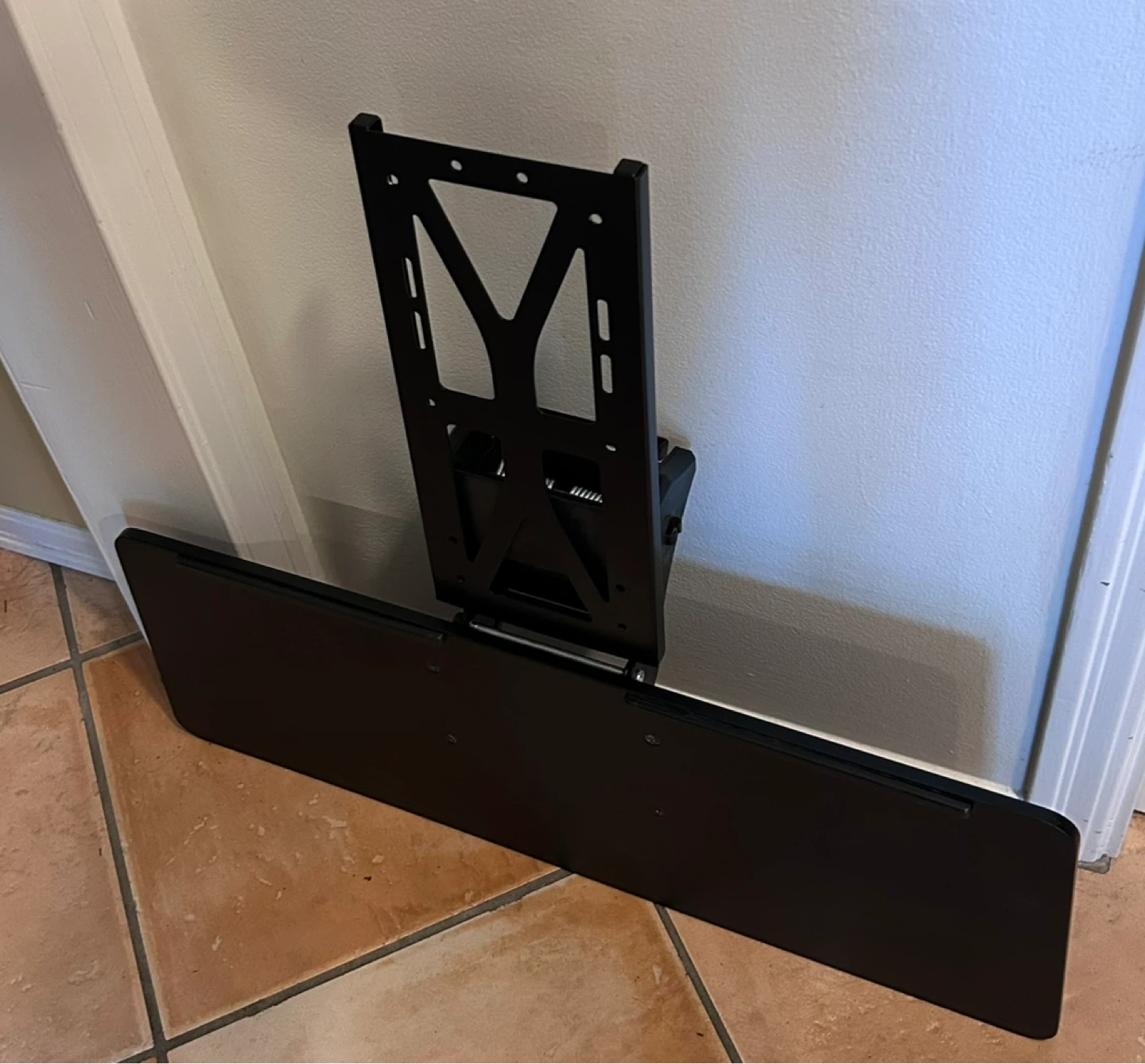 Black Wall Mount Keyboard Tray