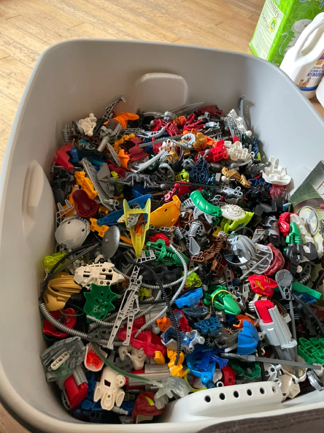 50 liters of Bionicles