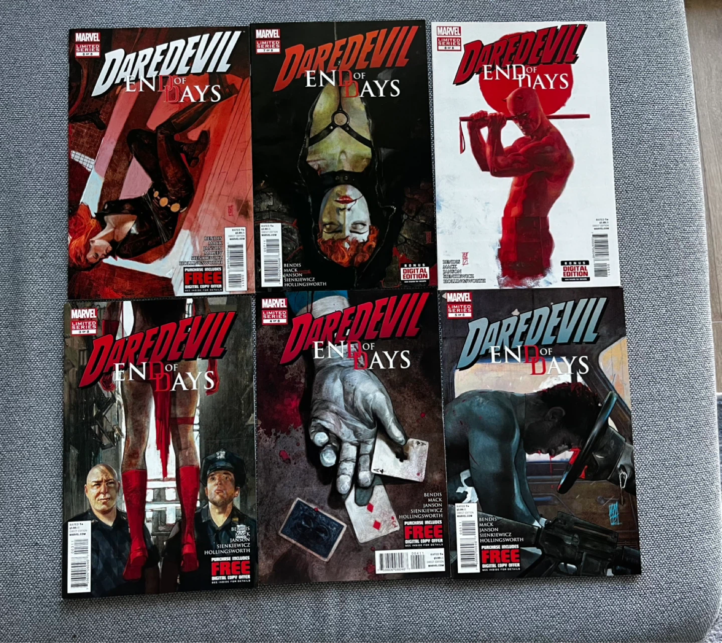 Daredevil: End of Days Marvel Limited Series Comics