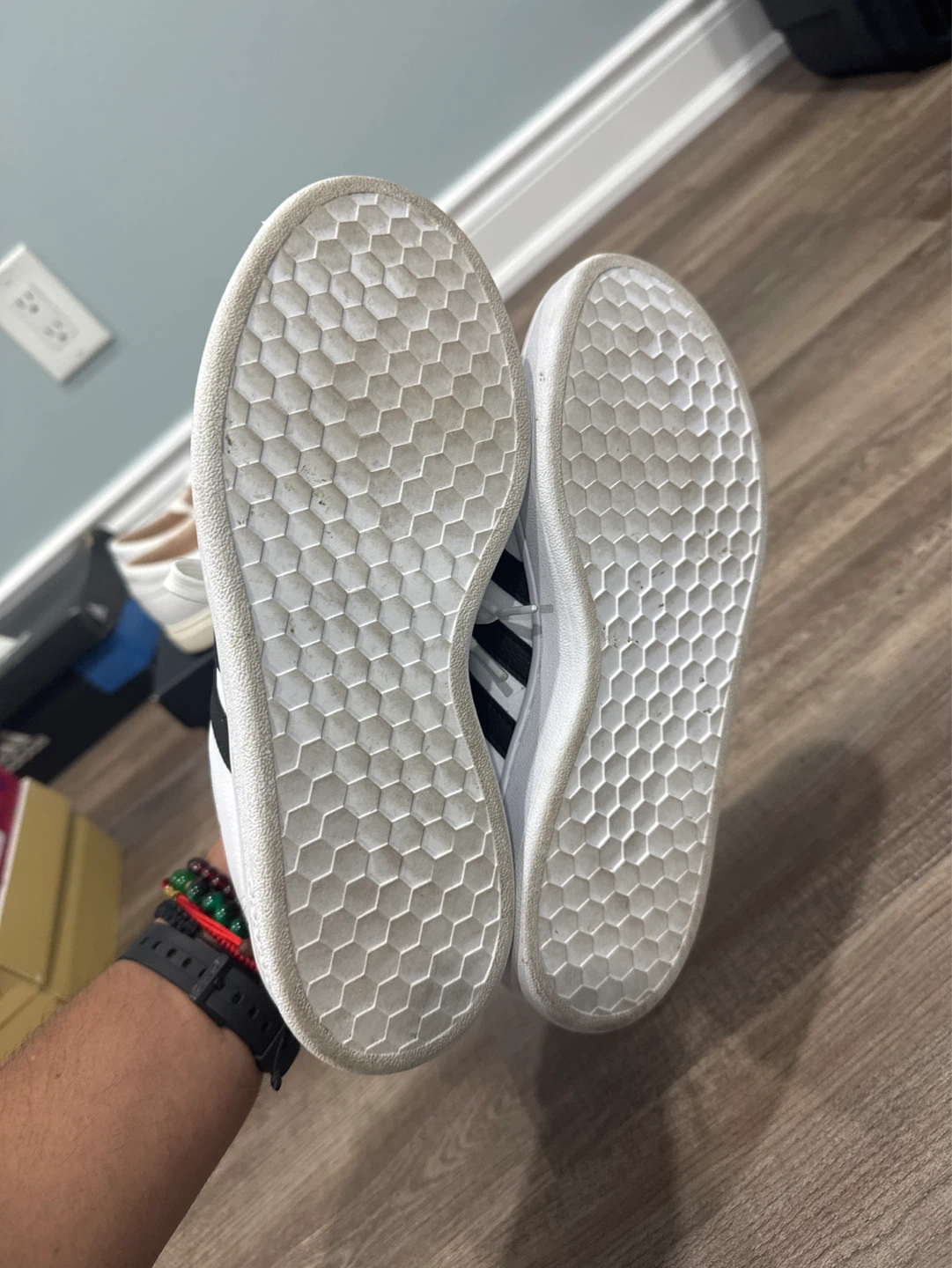 Adidas Grand Court Shoes White Black Size 6.5 Women's - photo 2