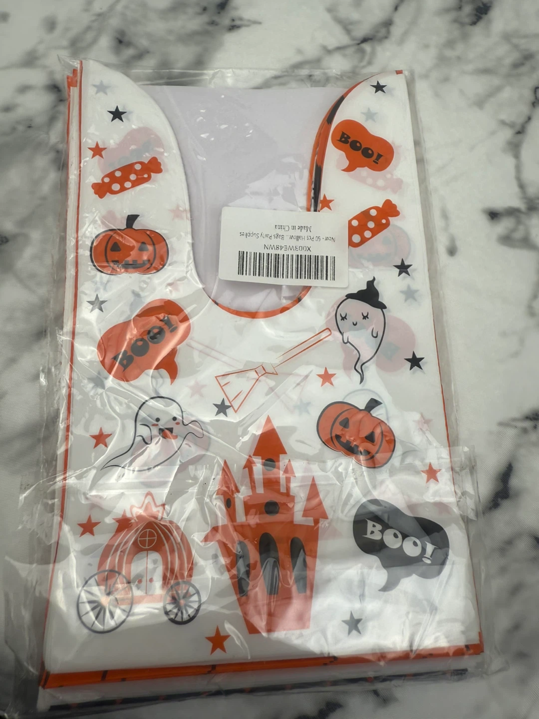 Halloween Themed Treat Bags & Light up Rings - photo 2