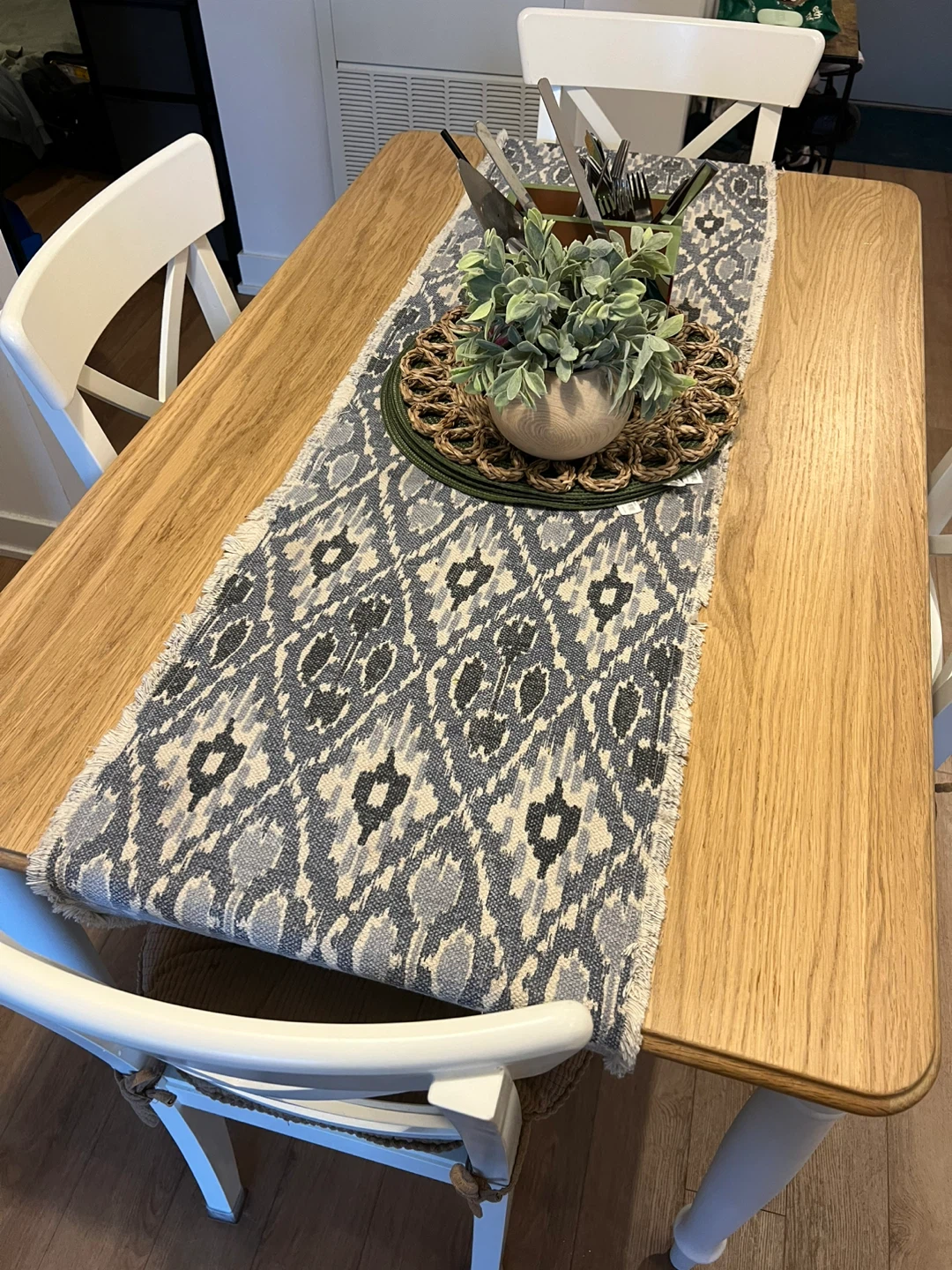 Wooden Dining Table with 4 Chairs - photo 3