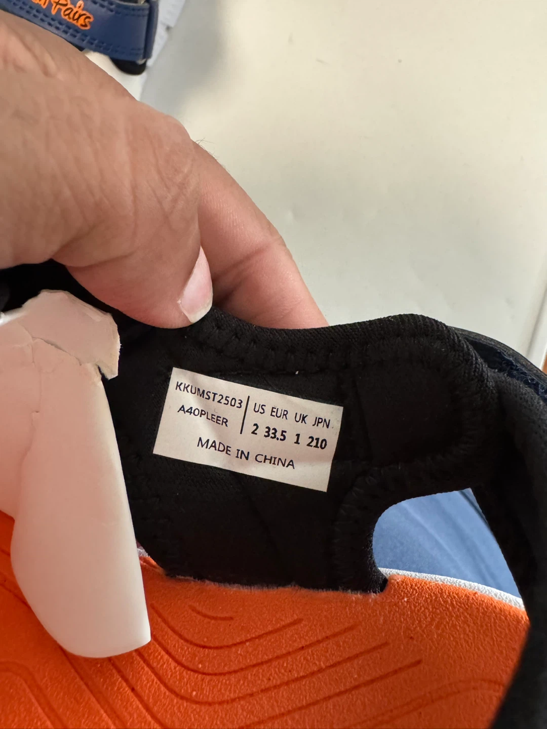 Dream Pairs Kids Sandals Size 2 youth  Navy/Orange - photo 5
