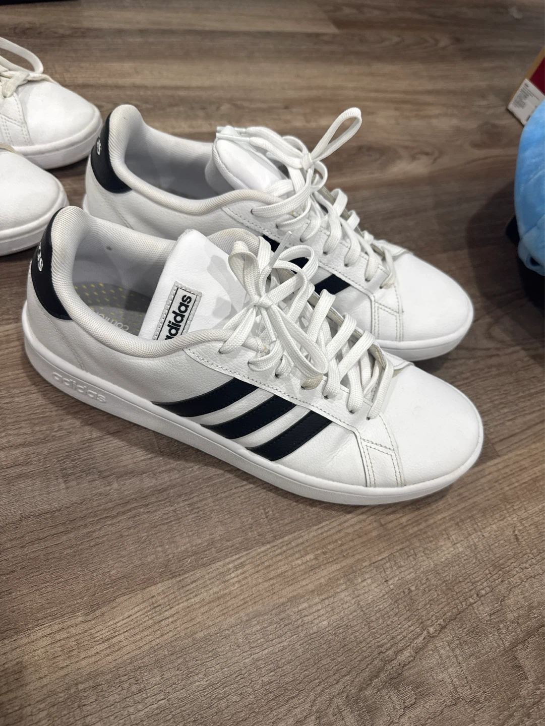 Adidas Grand Court Shoes White/Black Men's Size 10.5 - photo 2