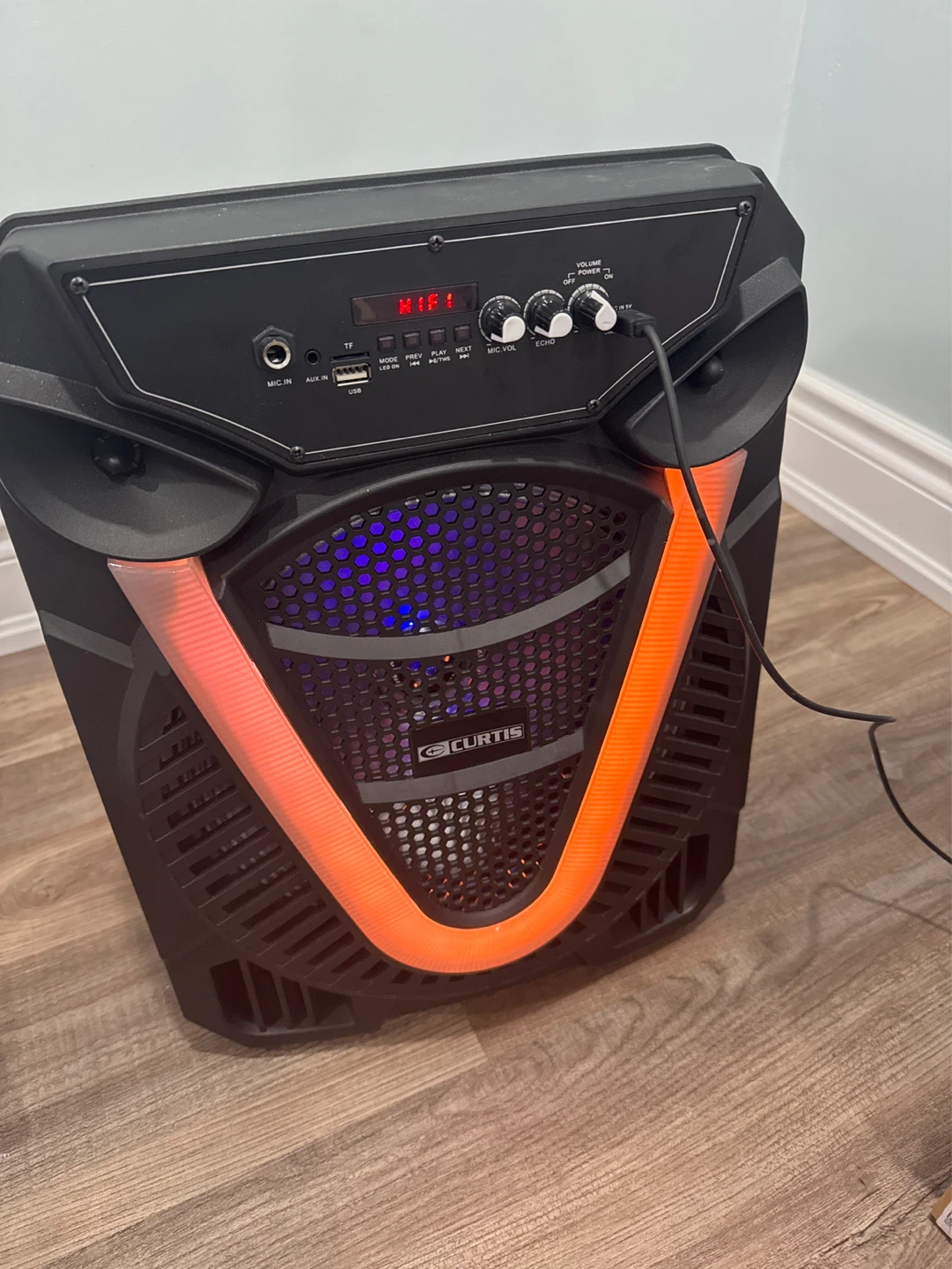 Curtis Portable Speaker with Lights - photo 2