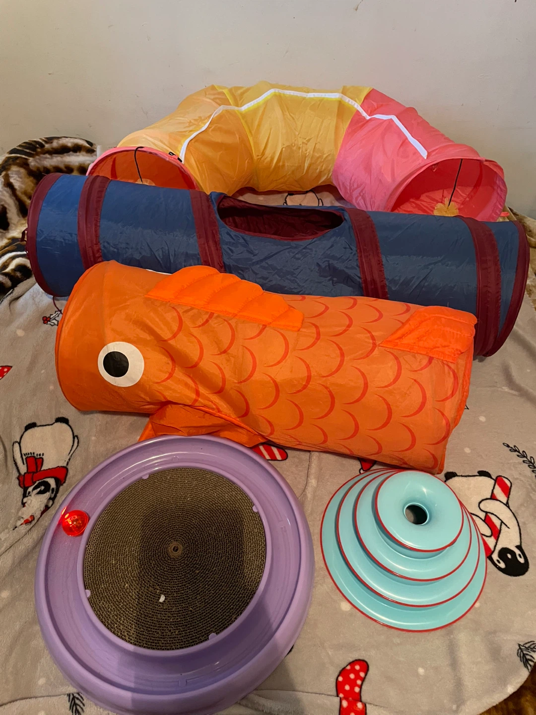 Cat Tunnels & Ball Tracks Lot