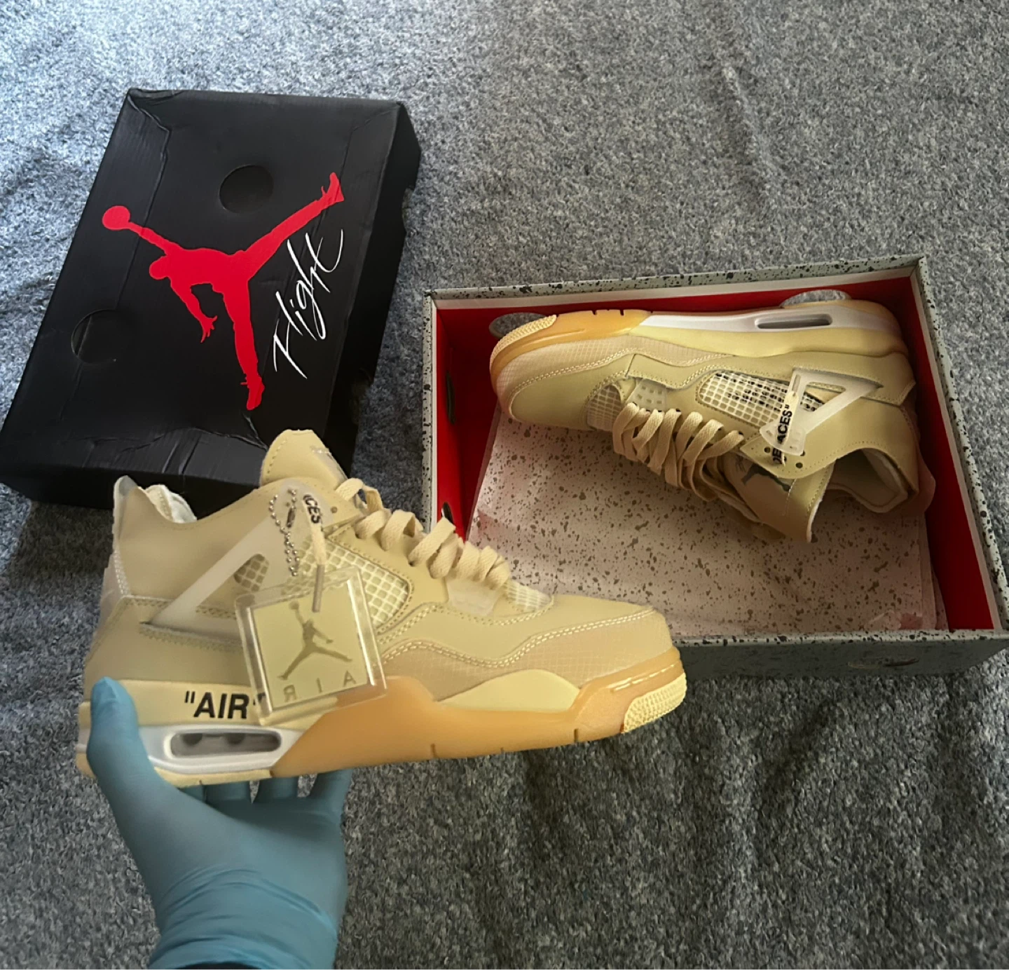 Jordan Retro 4 Off White