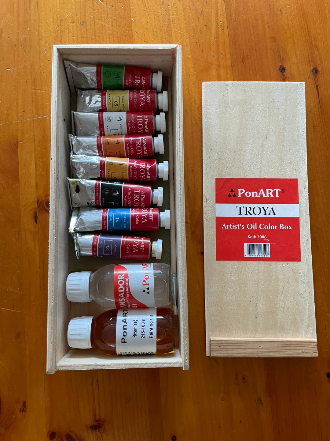 PonART Troya Artist's Oil Color Box Set - photo 2