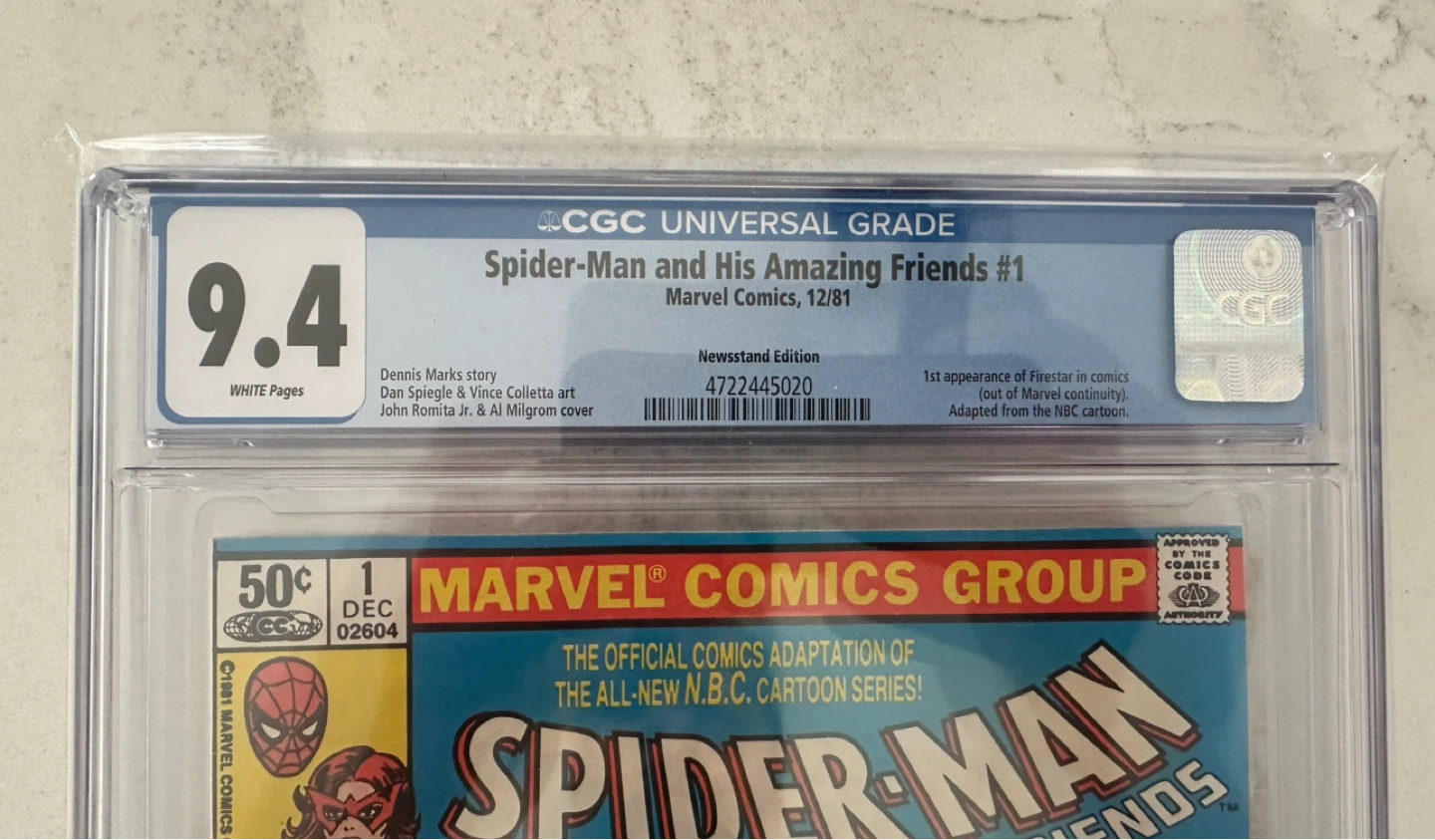 Spider-Man and His Amazing Friends #1 CGC 9.4 - photo 3