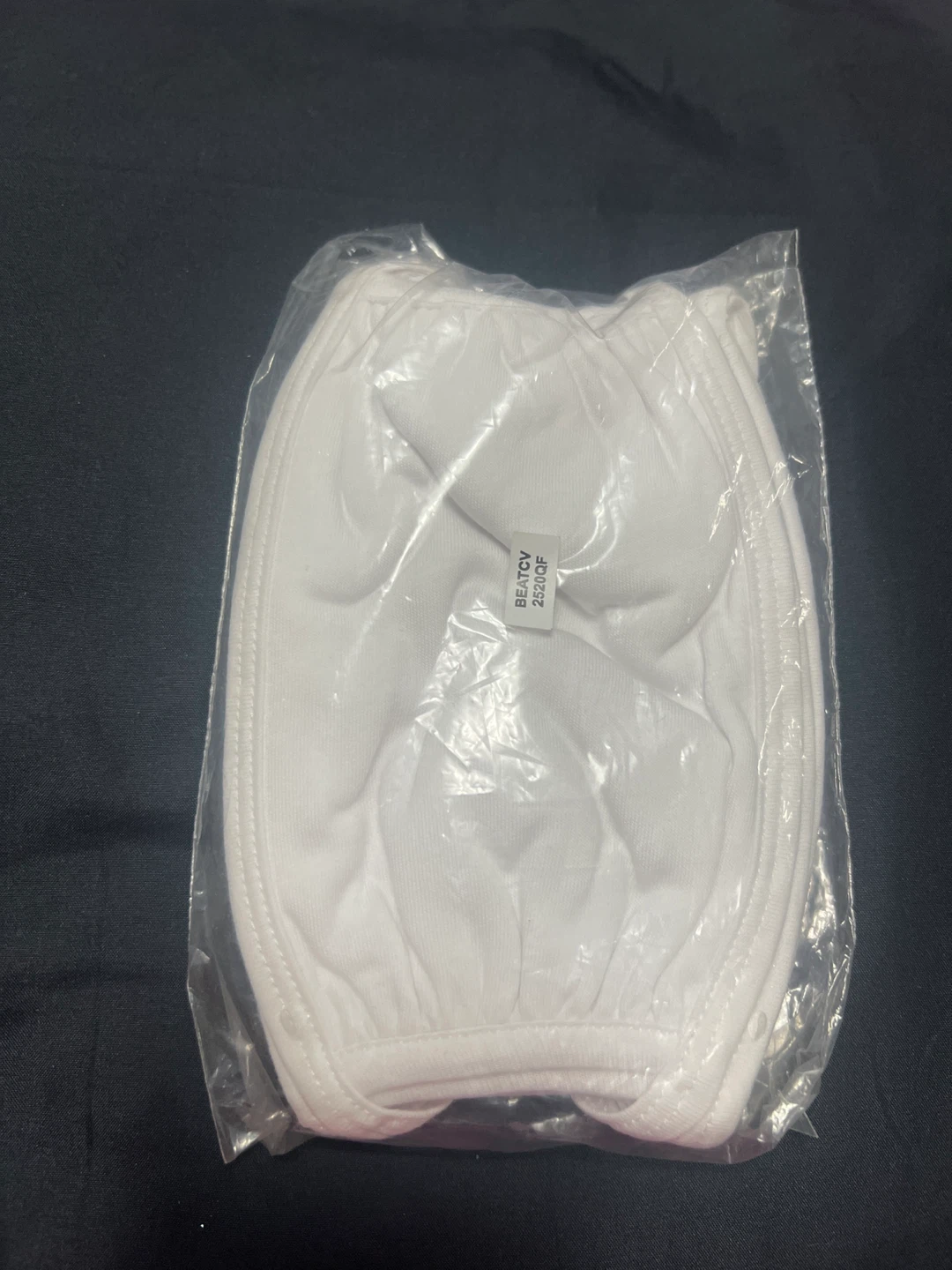 White Reusable Face Mask 5 Count
