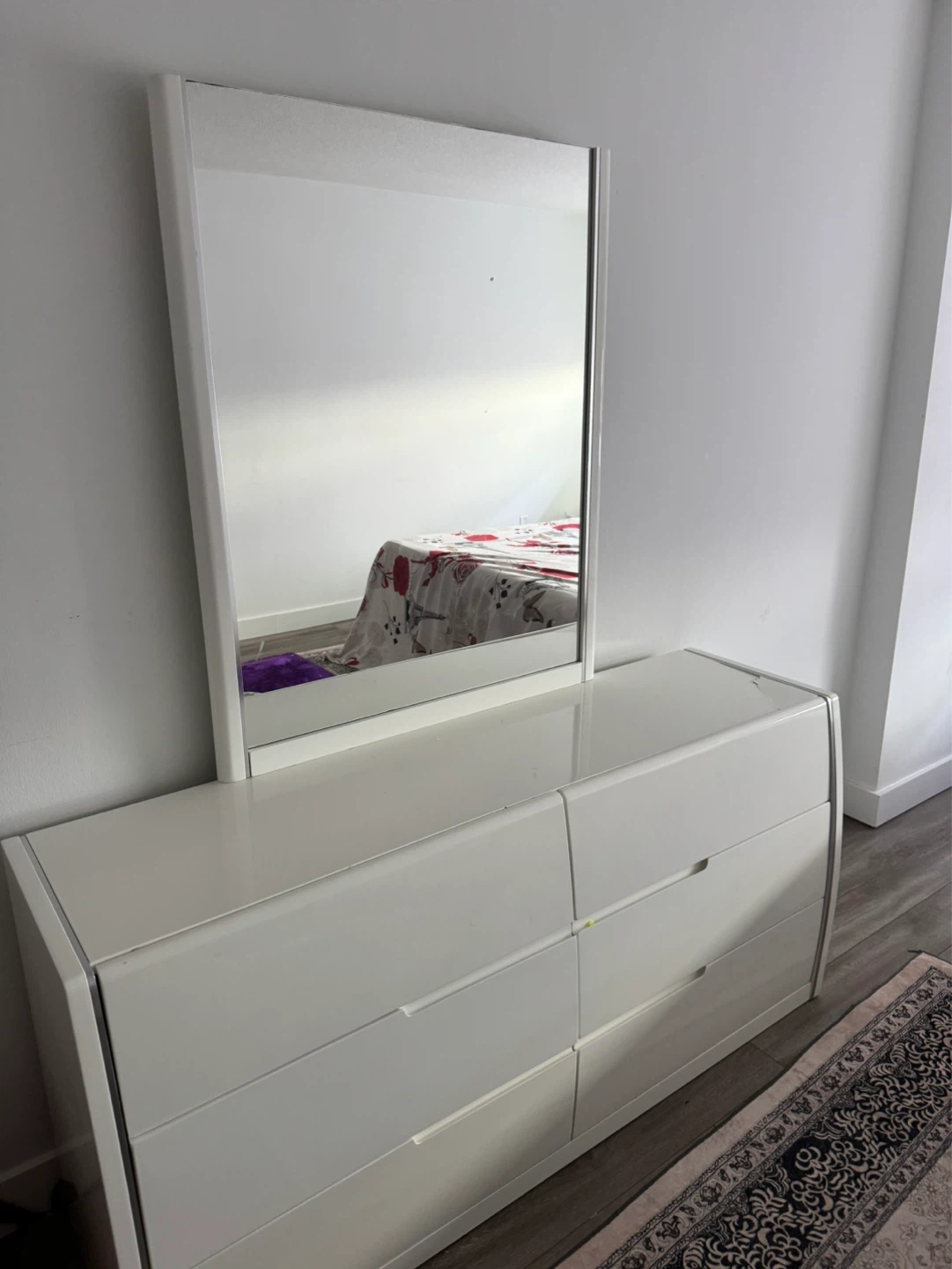 White Storage Bed Frame with LED Headboard - photo 5