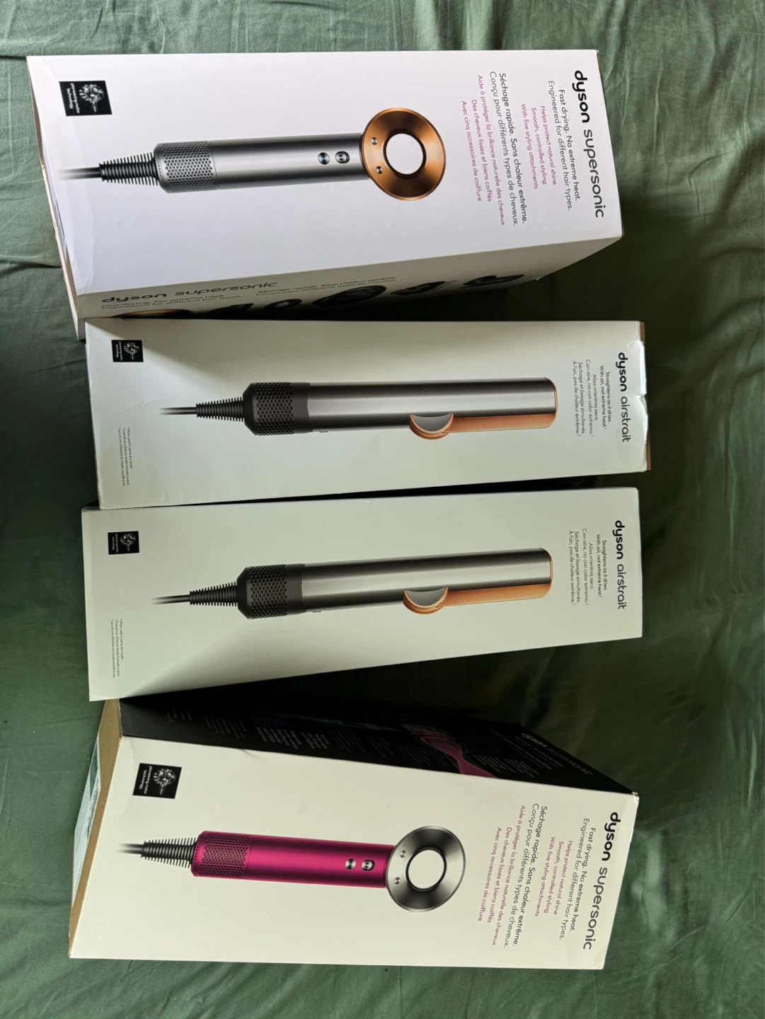 Brand new Dyson airstrait and supersonic dryer