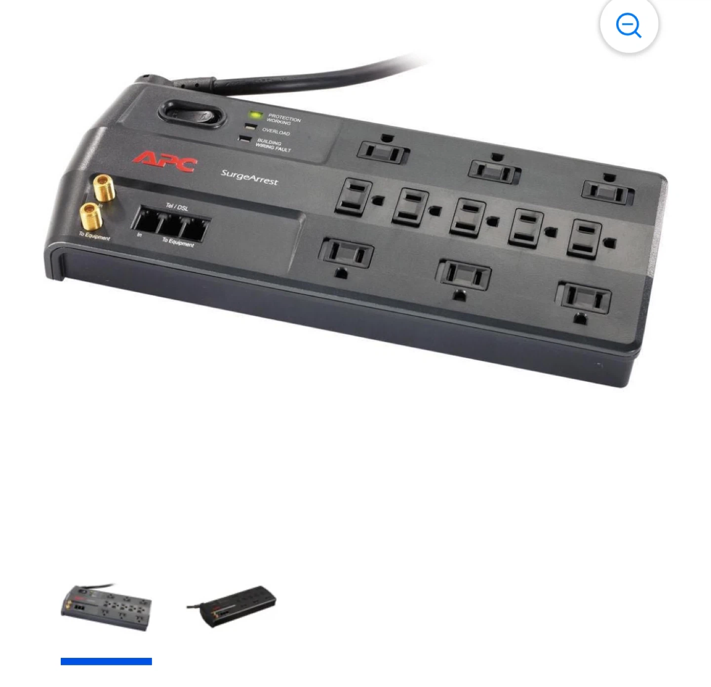 APC SurgeArrest Surge Protector Power Strip
