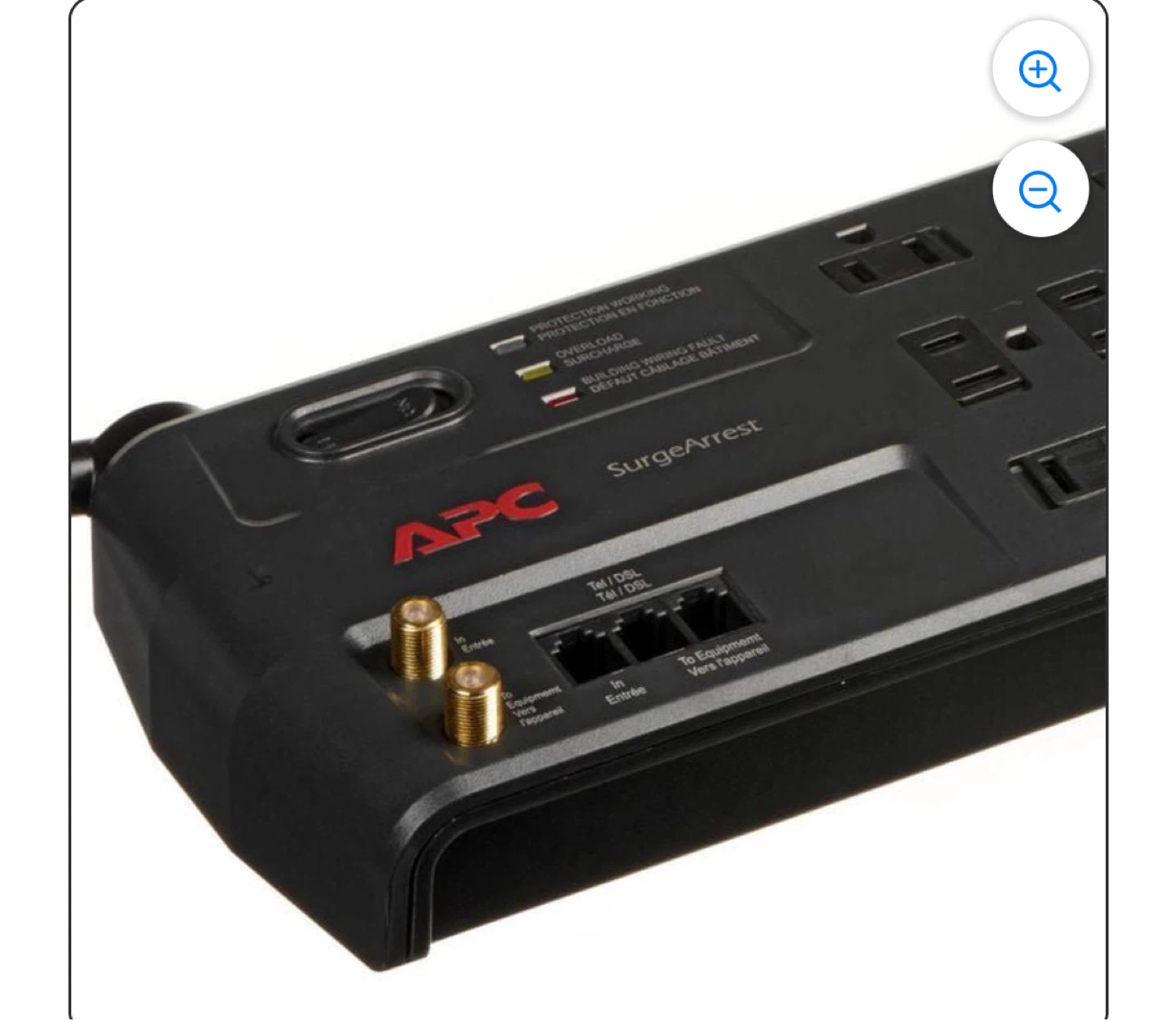 APC SurgeArrest Surge Protector Power Strip - photo 2