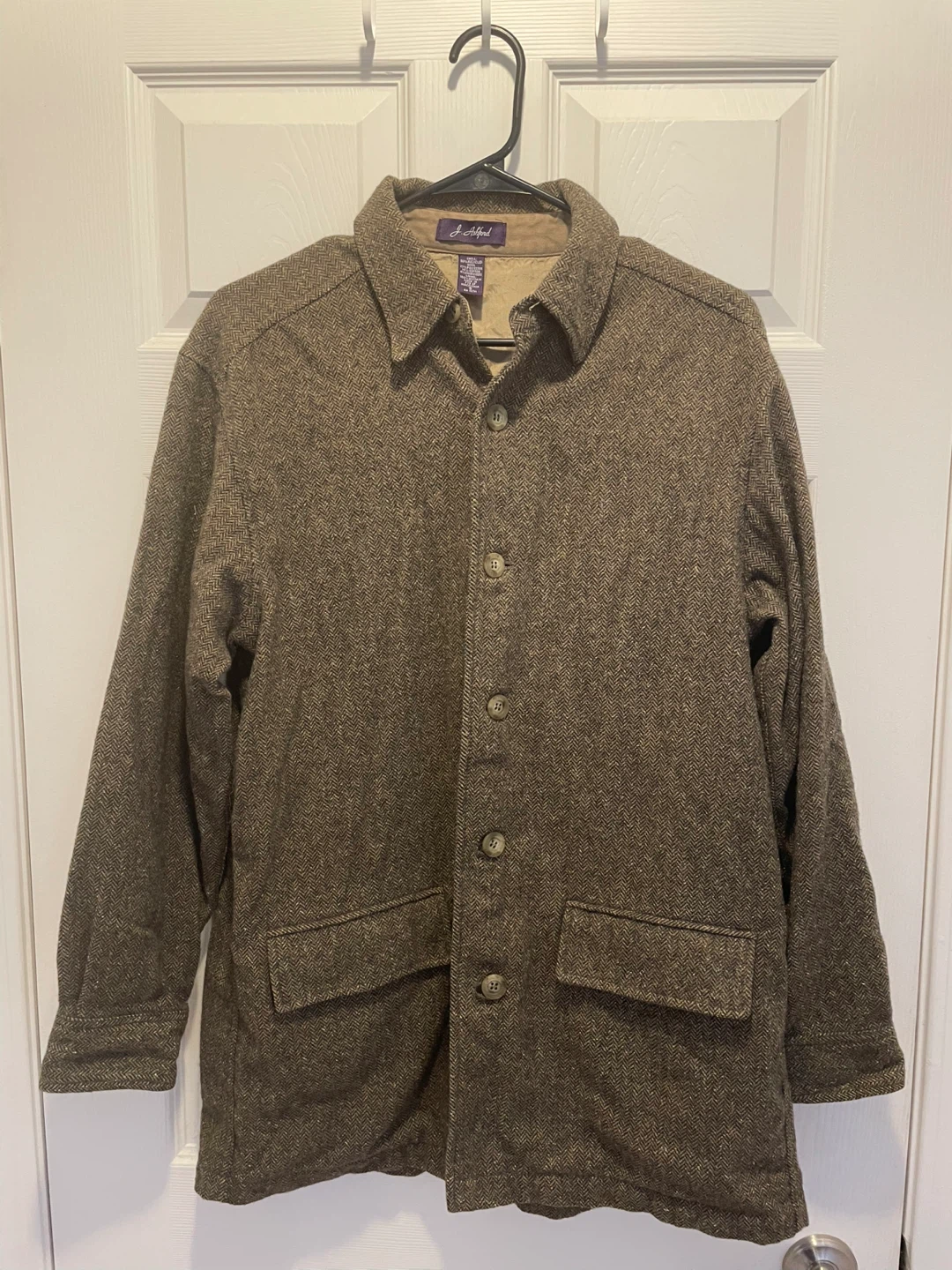 Wool Blend Tweed Jacket