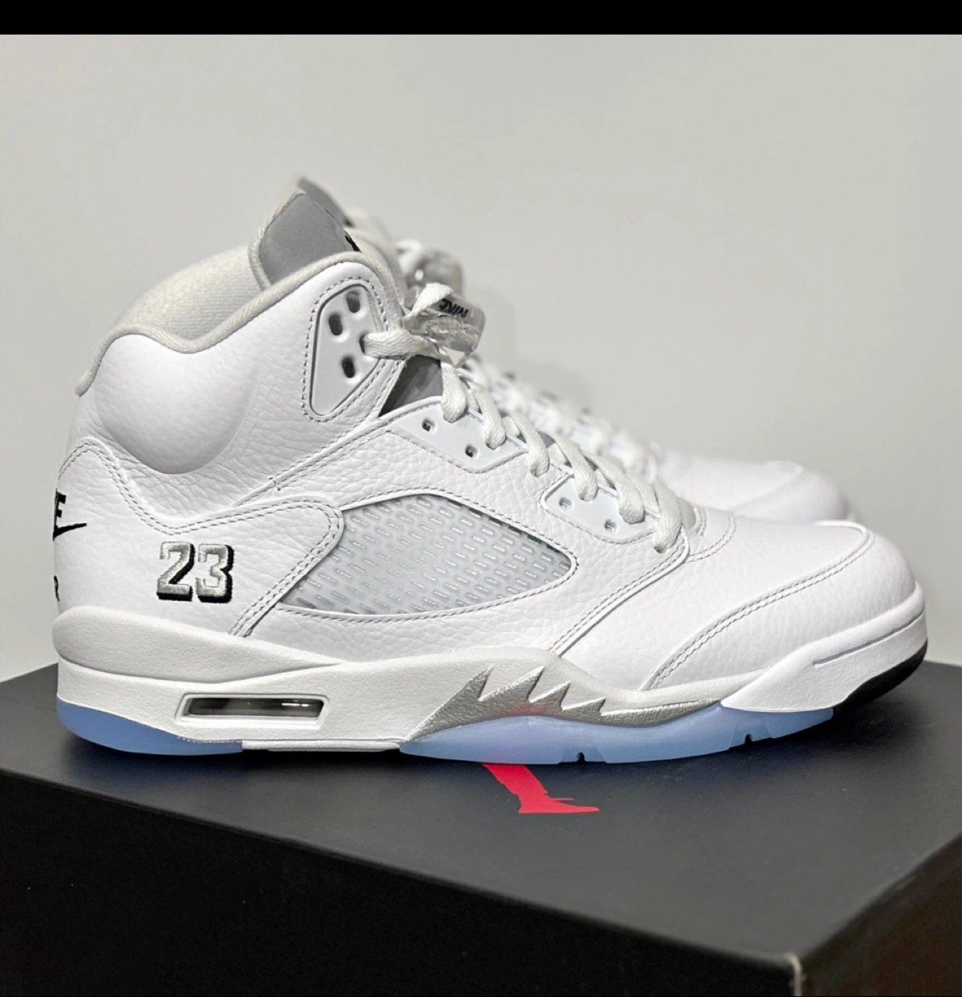 Air Jordan 5 Retro White/Wolf Grey - photo 2