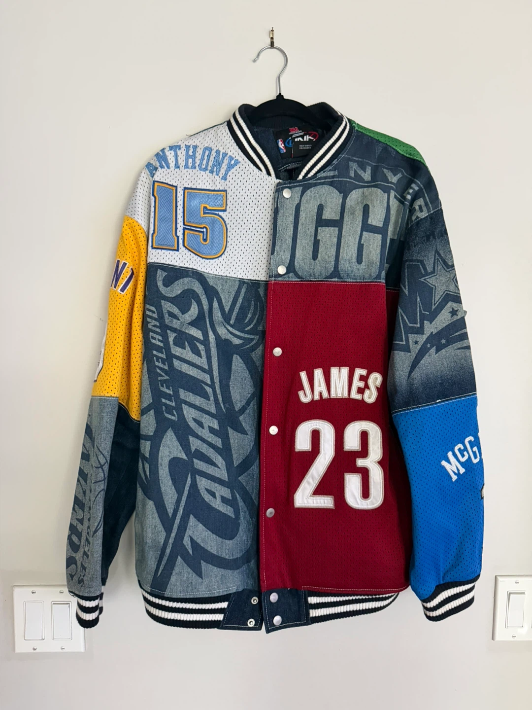 Patchwork NBA Letterman Jacket