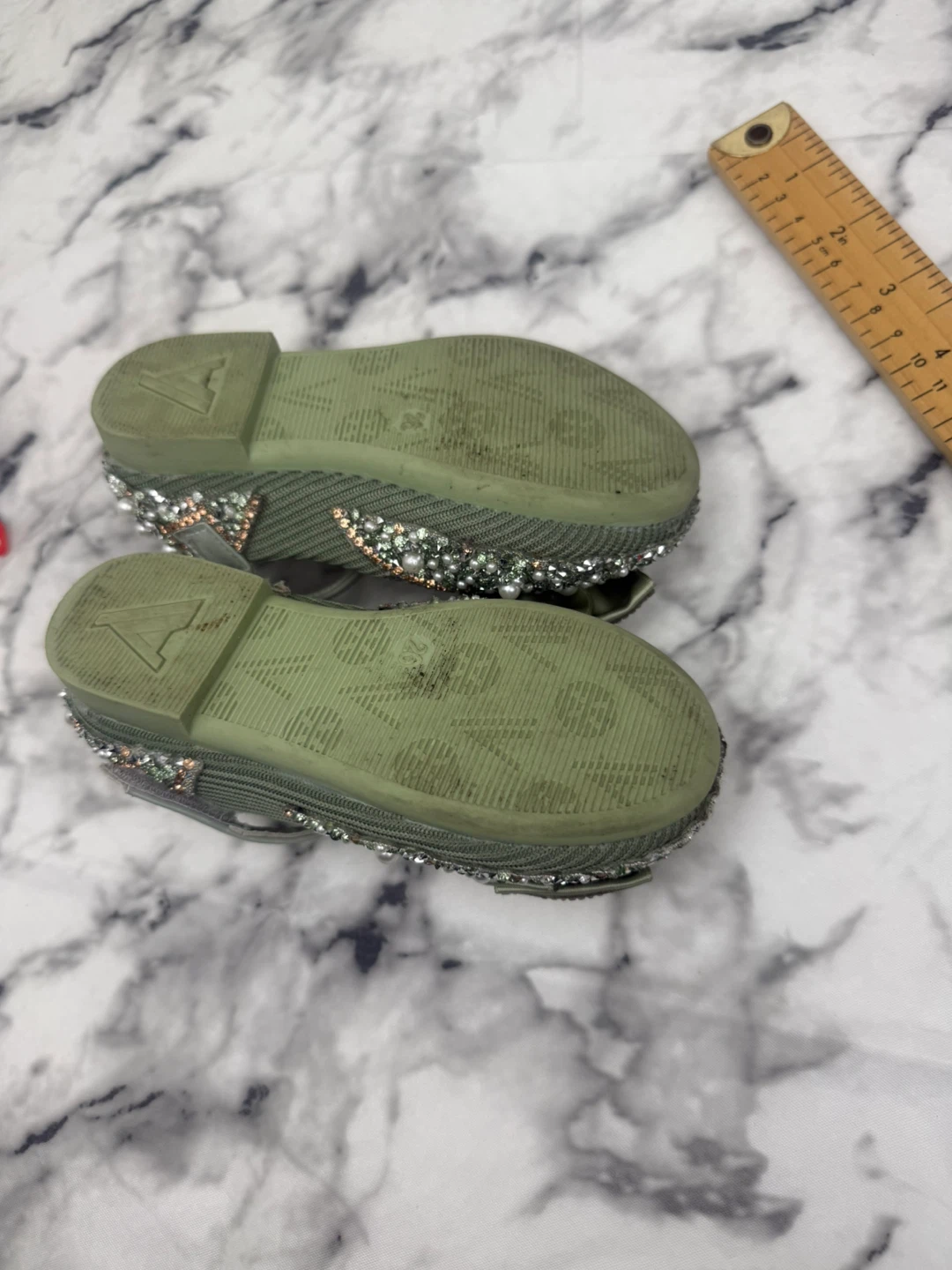 Kids' Sparkly Bow Flats Dress Shoes Size 26 - photo 4