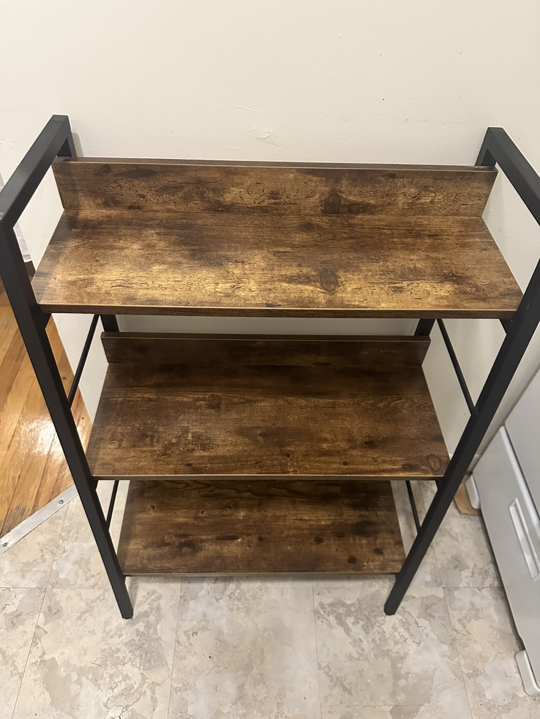 3-Tier Ladder Shelf - Wood - photo 2