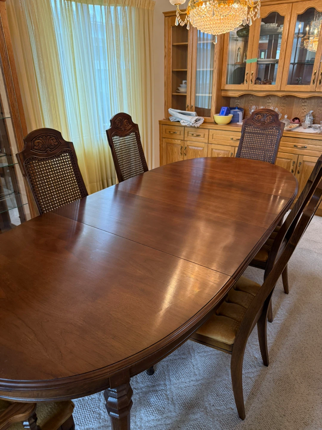 Wooden Dining Table and Chairs Set