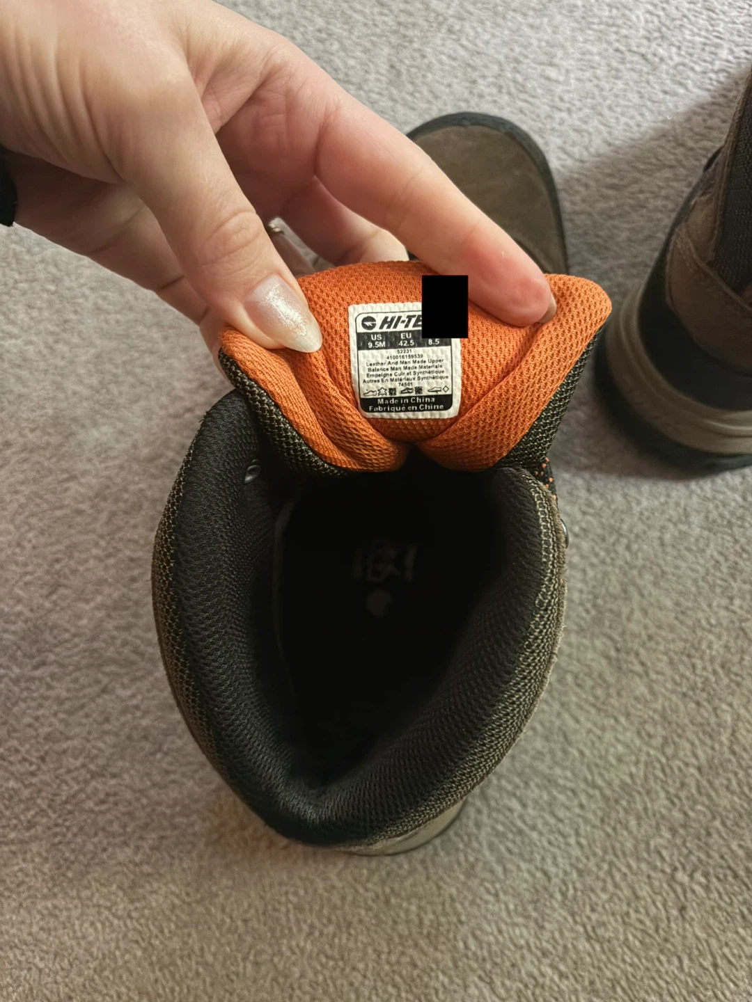 Hi-Tec Men's Waterproof Hiking Boots - Size 9.5 - photo 4