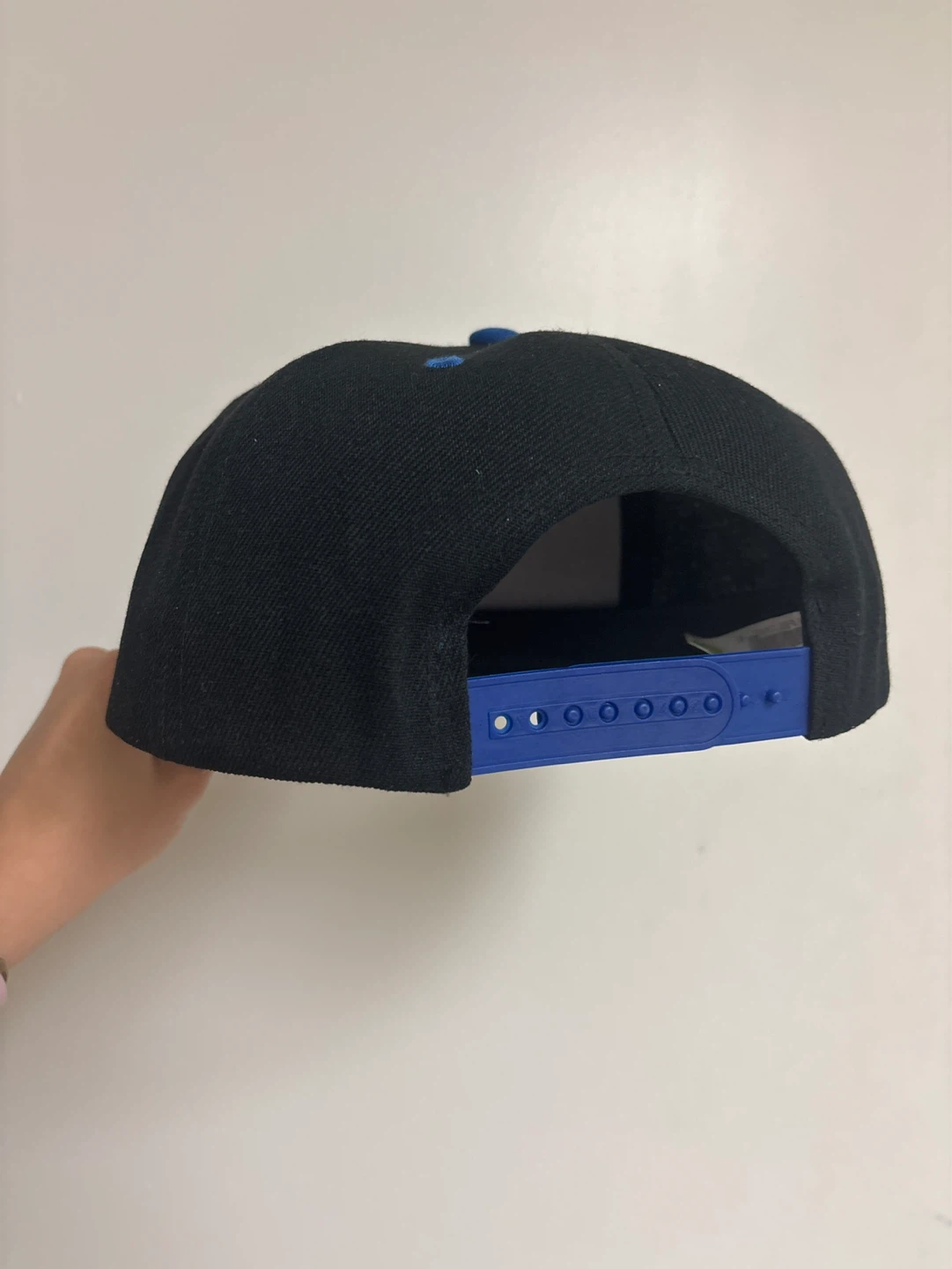Black and Royal Blue Snapback Hat - photo 2