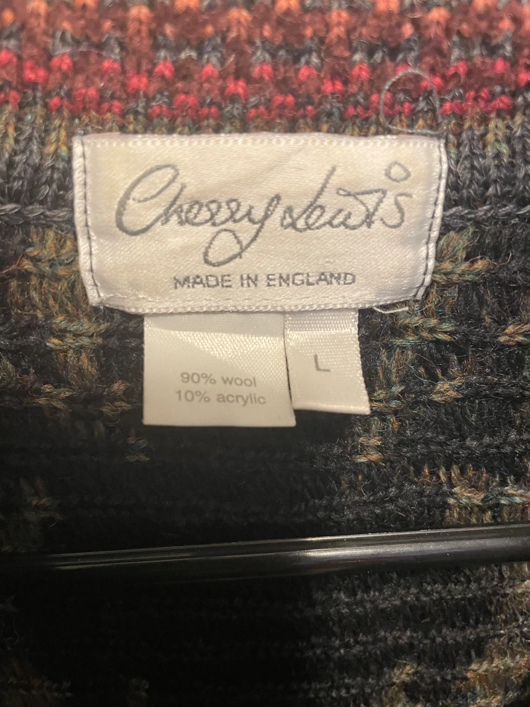 Wool Blend Cardigan - Size L - photo 3