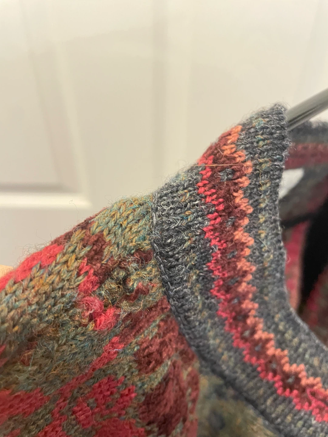 Wool Blend Cardigan - Size L - photo 4